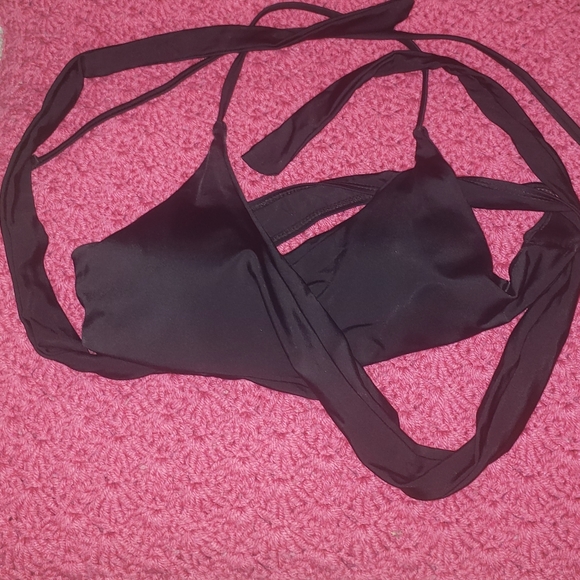 Tie front swim top - Picture 2 of 4